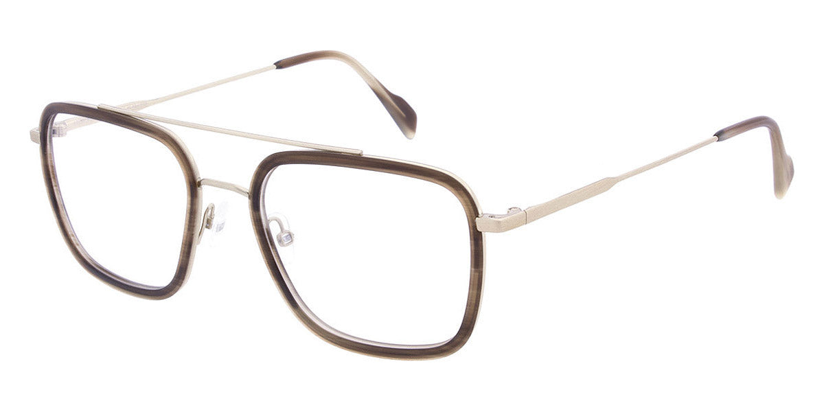 Andy Wolf® 4784 AW 4784 03 52 - Brown/Graygold 03 Eyeglasses