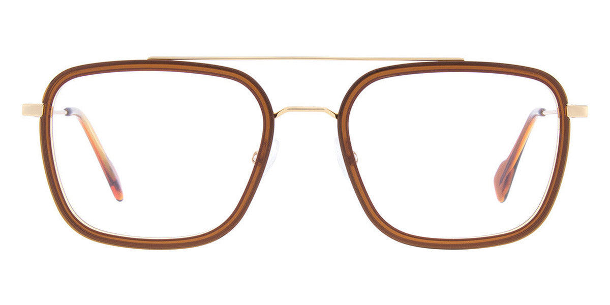 Andy Wolf® 4784 AW 4784 06 52 - Orange/Gold 06 Eyeglasses