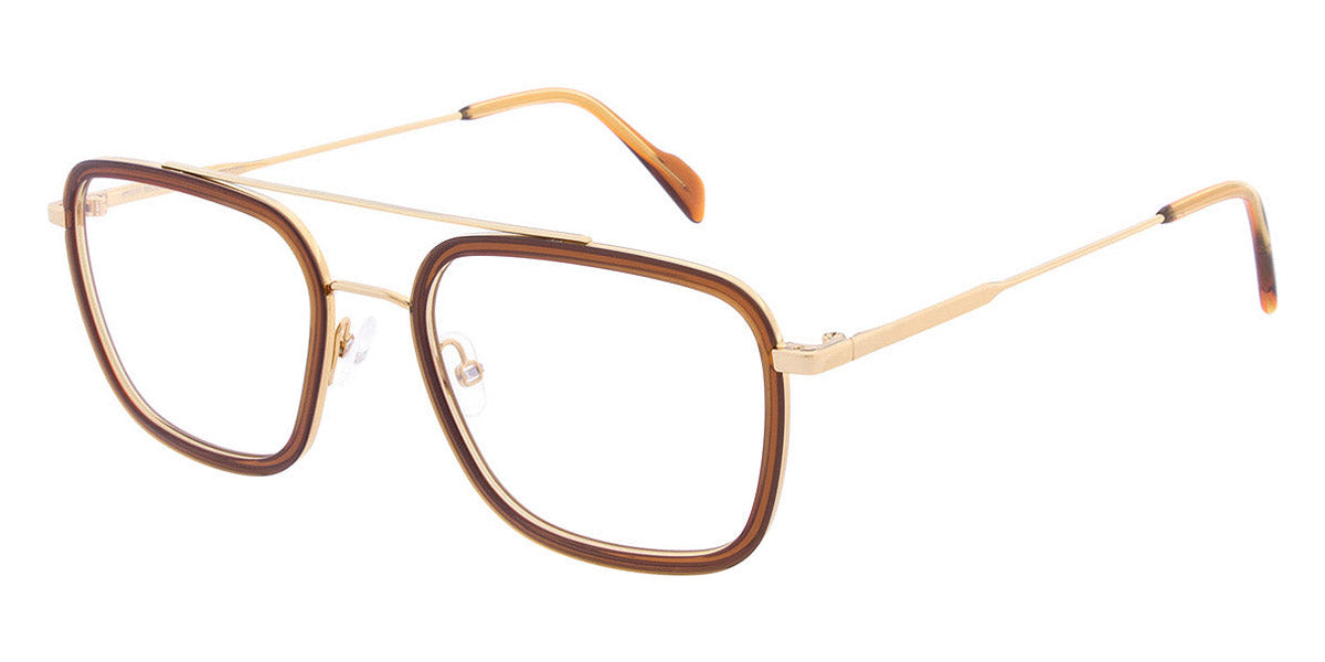 Andy Wolf® 4784 AW 4784 06 52 - Orange/Gold 06 Eyeglasses