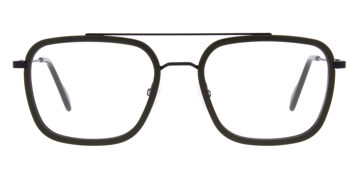 Andy Wolf® 4784 AW 4784 07 52 - Black/Green Eyeglasses