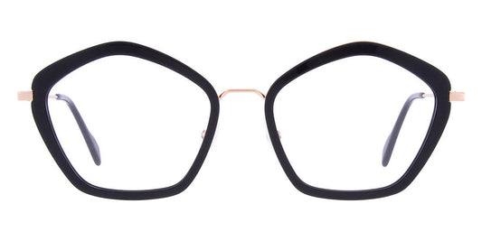 Andy Wolf® 4785 AW 4785 01 55 - Black/Rosegold 01 Eyeglasses