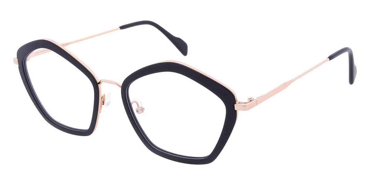 Andy Wolf® 4785 AW 4785 01 55 - Black/Rosegold 01 Eyeglasses