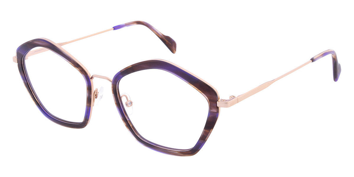 Andy Wolf® 4785 AW 4785 04 55 - Brown/Rosegold 04 Eyeglasses