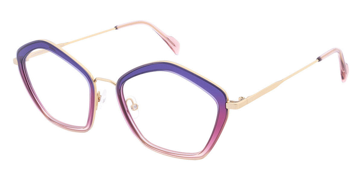 Andy Wolf® 4785 AW 4785 06 55 - Colorful/Gold 06 Eyeglasses