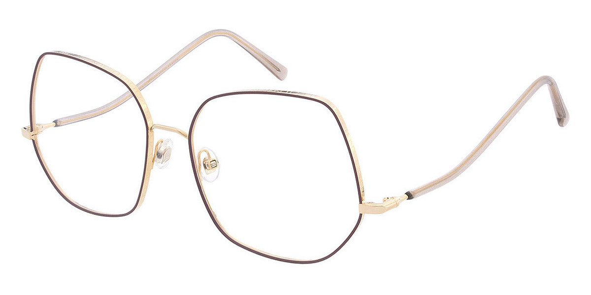 Andy Wolf® 4786 AW 4786 08 57 - Gold/Brown 08 Eyeglasses