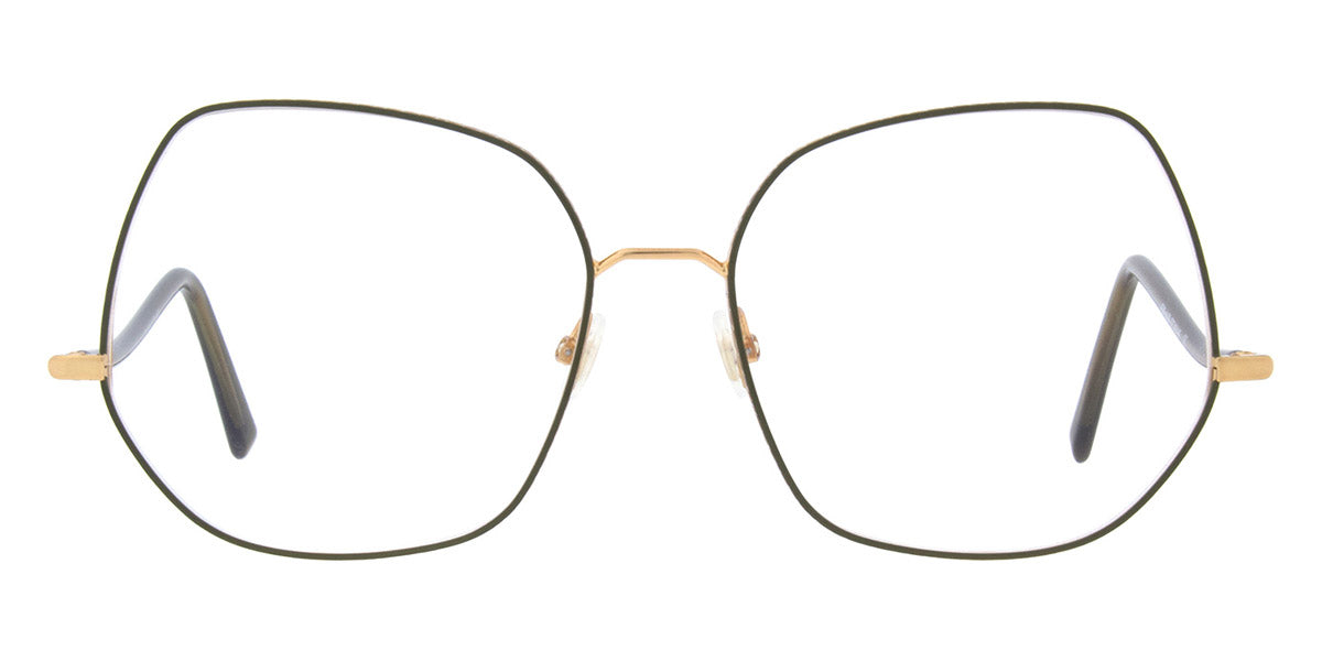 Andy Wolf® 4786 AW 4786 09 57 - Rosegold/Green Eyeglasses