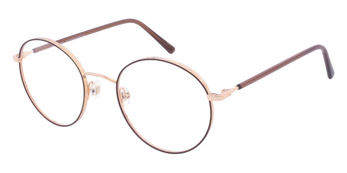 Andy Wolf® 4790 AW 4790 04 51 - Rosegold/Brown 04 Eyeglasses