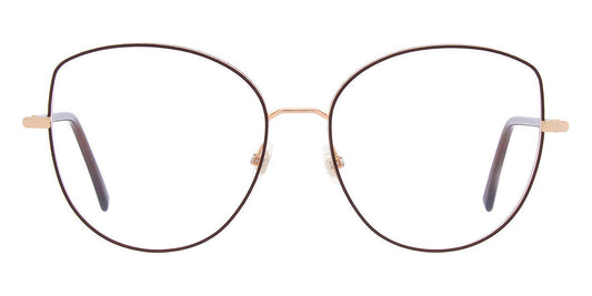 Andy Wolf® 4797 AW 4797 03 56 - Rosegold/Brown Eyeglasses