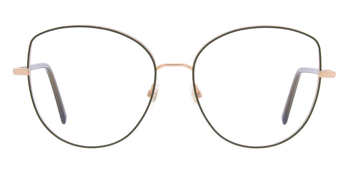 Andy Wolf® 4797 AW 4797 04 56 - Rosegold/Green Eyeglasses