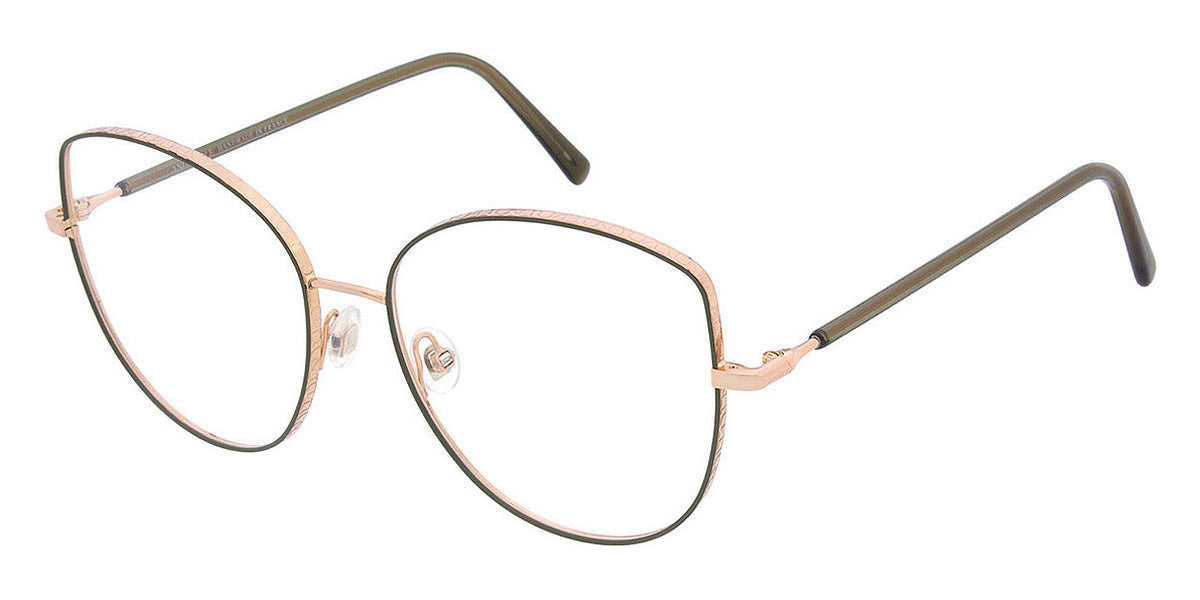 Andy Wolf® 4797 AW 4797 04 56 - Rosegold/Green Eyeglasses