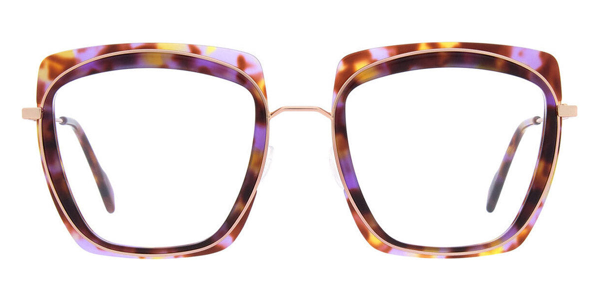 Andy Wolf® 4798 AW 4798 03 53 - Violet/Rosegold 03 Eyeglasses