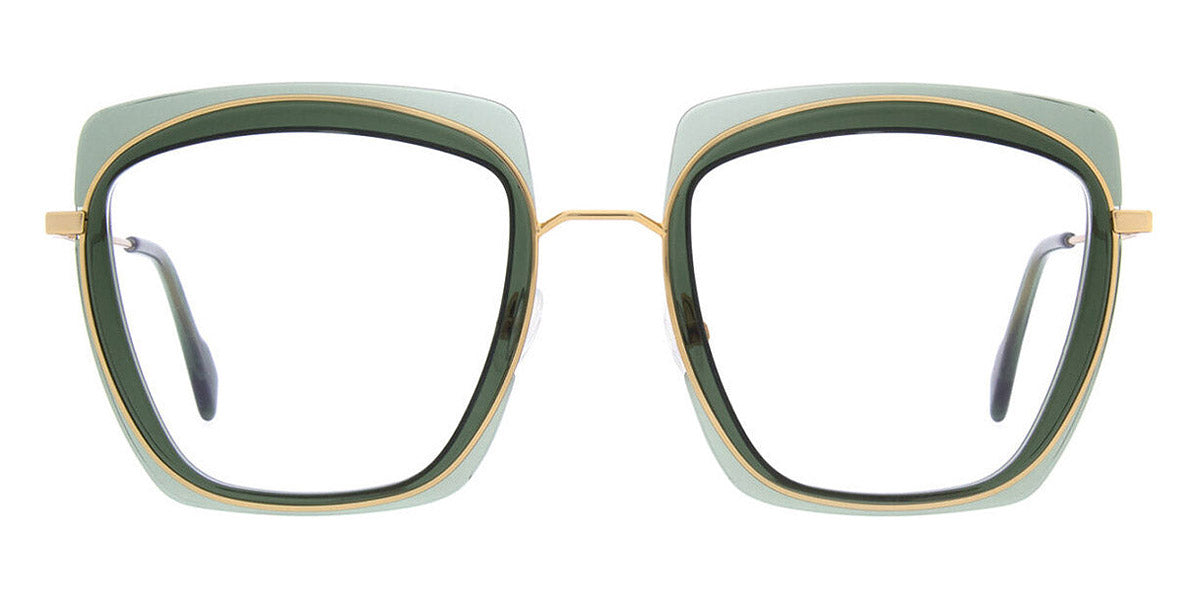 Andy Wolf® 4798 AW 4798 05 53 - Green/Gold 05 Eyeglasses