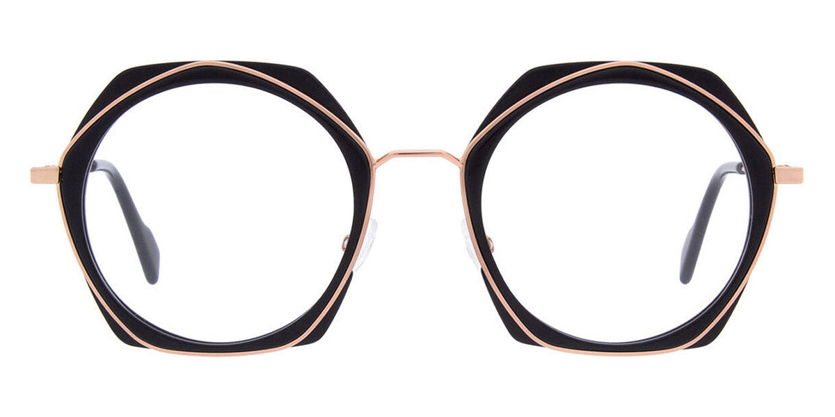 Andy Wolf® 4799 AW 4799 01 50 - Black/Rosegold 01 Eyeglasses