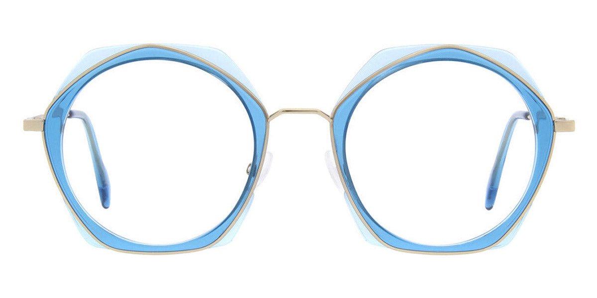 Andy Wolf® 4799 AW 4799 04 50 - Blue/Greygold 04 Eyeglasses