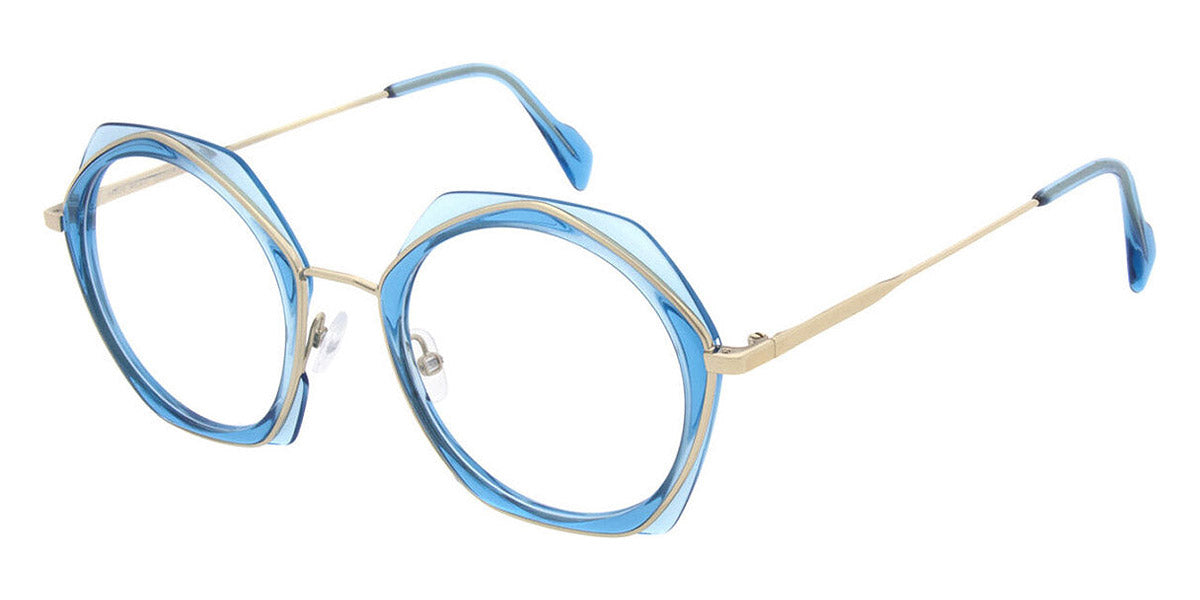 Andy Wolf® 4799 AW 4799 04 50 - Blue/Greygold 04 Eyeglasses