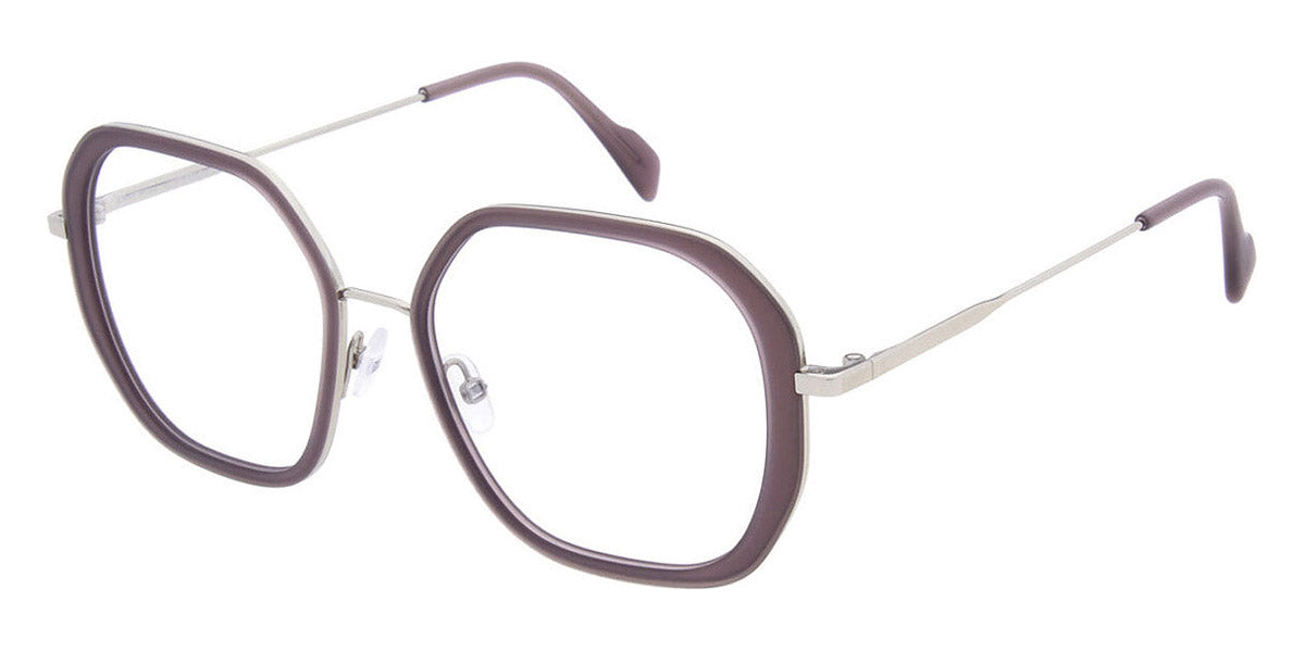 Andy Wolf® 4800 AW 4800 04 53 - Violet/Silver 04 Eyeglasses