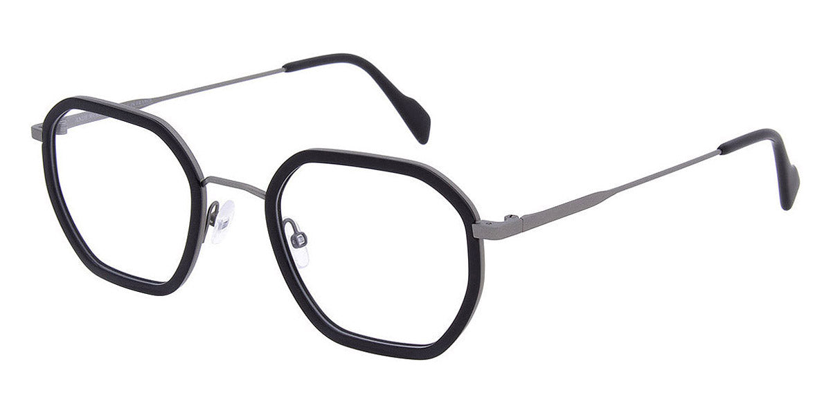 Andy Wolf® 4801 AW 4801 01 49 - Black/Gun Eyeglasses