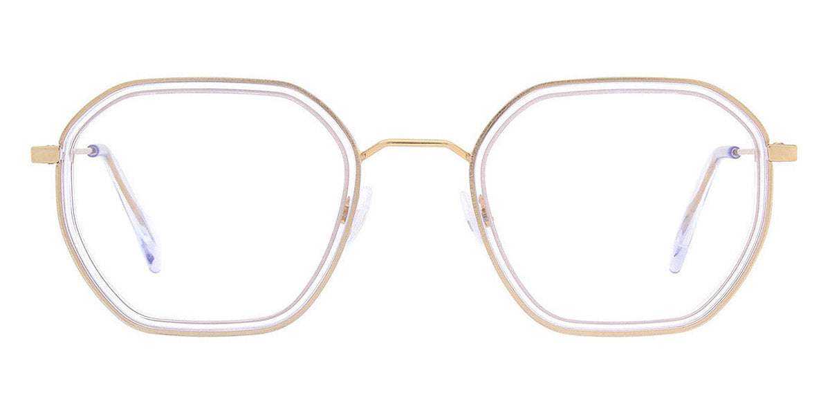 Andy Wolf® 4801 AW 4801 03 49 - Crystal/Gold Eyeglasses