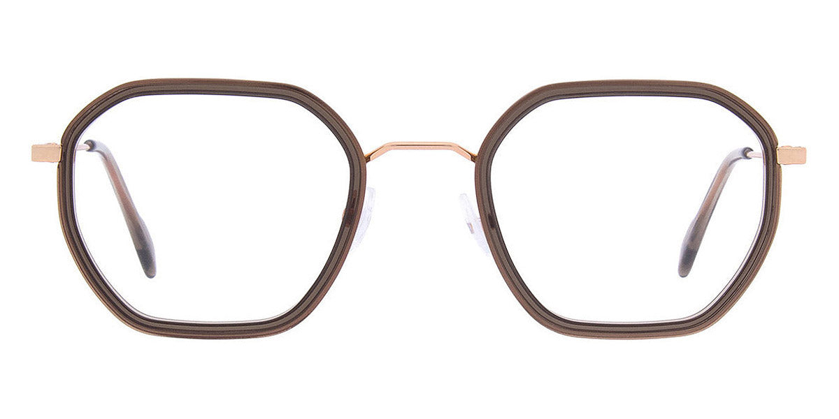 Andy Wolf® 4801 AW 4801 04 49 - Brown/Rosegold Eyeglasses