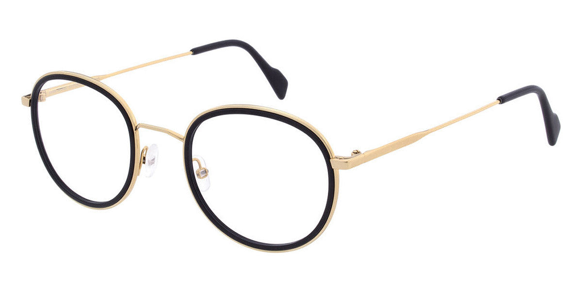 Andy Wolf® 4803 AW 4803 01 49 - Black/Gold 01 Eyeglasses