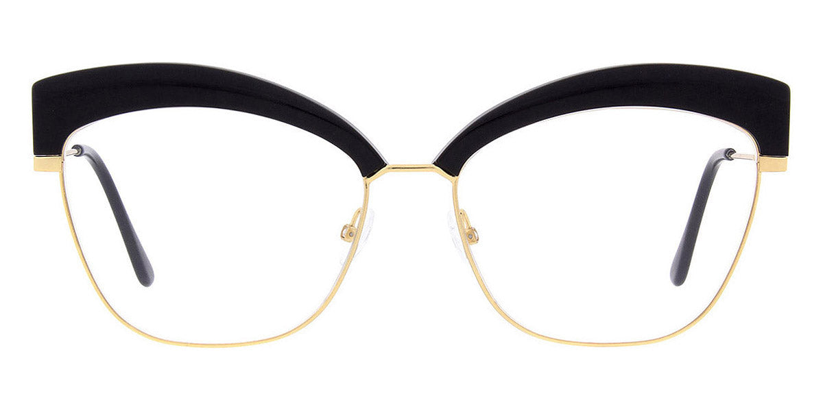 Andy Wolf® 4804 AW 4804 01 57 - Black/Gold Eyeglasses