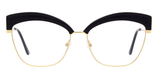 Andy Wolf® 4804 AW 4804 01 57 - Black/Gold Eyeglasses