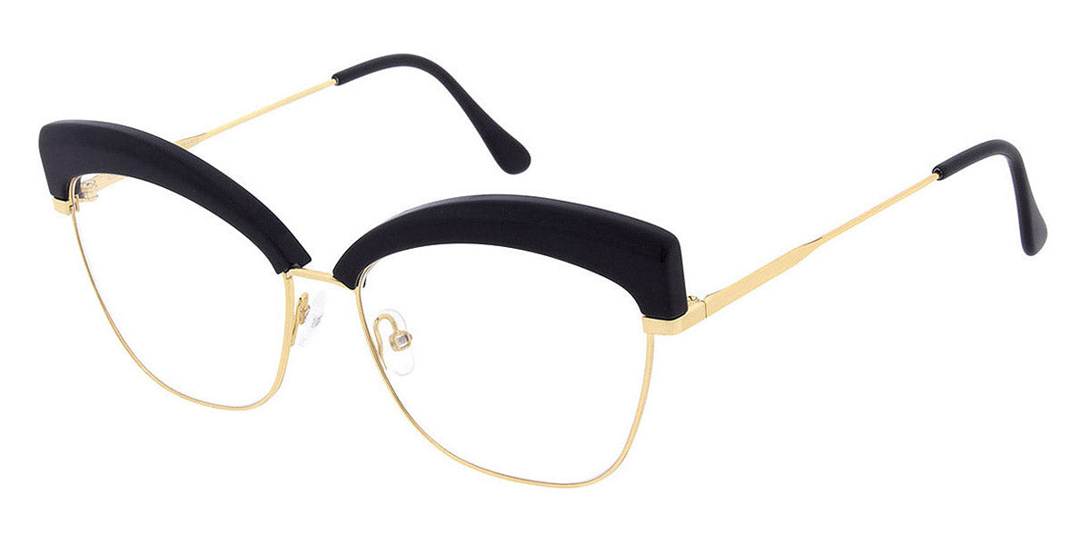 Andy Wolf® 4804 AW 4804 01 57 - Black/Gold Eyeglasses