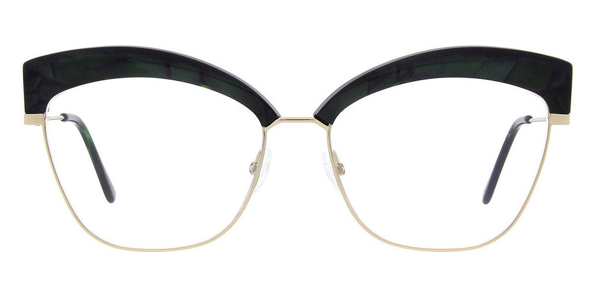 Andy Wolf® 4804 AW 4804 04 57 - Green/Greygold Eyeglasses