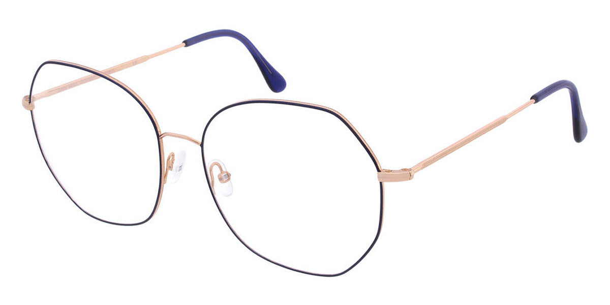 Andy Wolf® 4809 AW 4809 03 58 - Rosegold/Blue 03 Eyeglasses