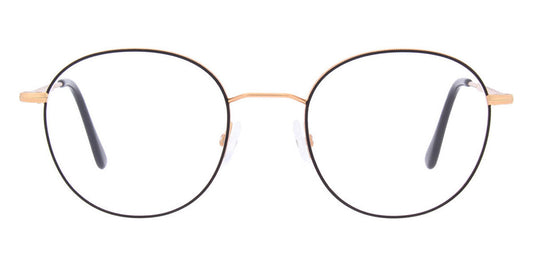 Andy Wolf® 4812 AW 4812 01 48 - Rosegold/Black 01 Eyeglasses