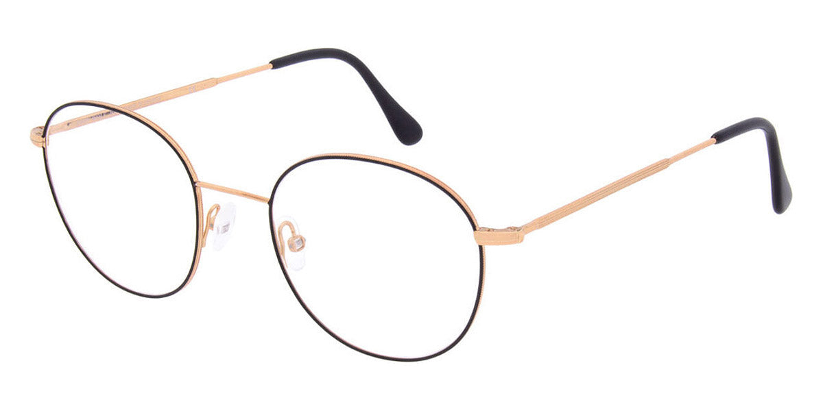 Andy Wolf® 4812 AW 4812 01 48 - Rosegold/Black 01 Eyeglasses