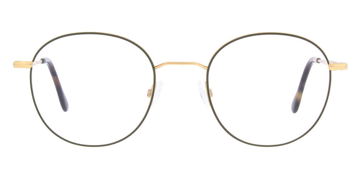 Andy Wolf® 4812 AW 4812 05 48 - Gold/Green 05 Eyeglasses