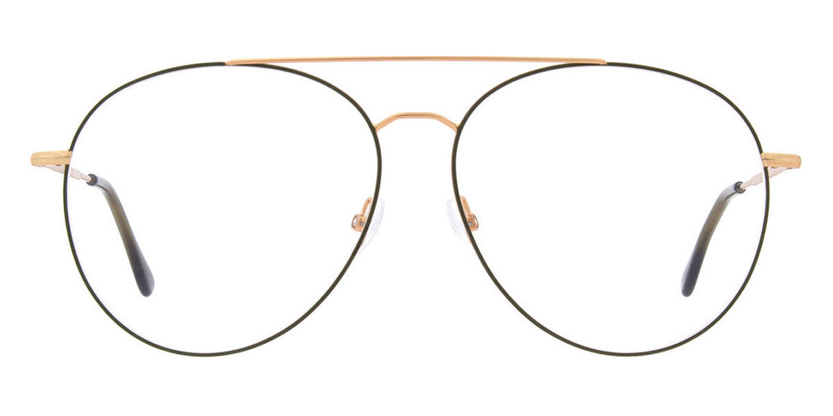 Andy Wolf® 4816 AW 4816 03 61 - Rosegold/Green Eyeglasses