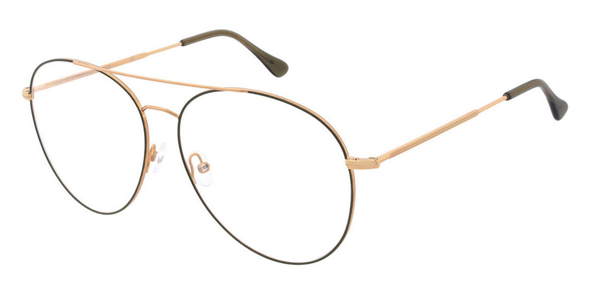 Andy Wolf® 4816 AW 4816 03 61 - Rosegold/Green Eyeglasses