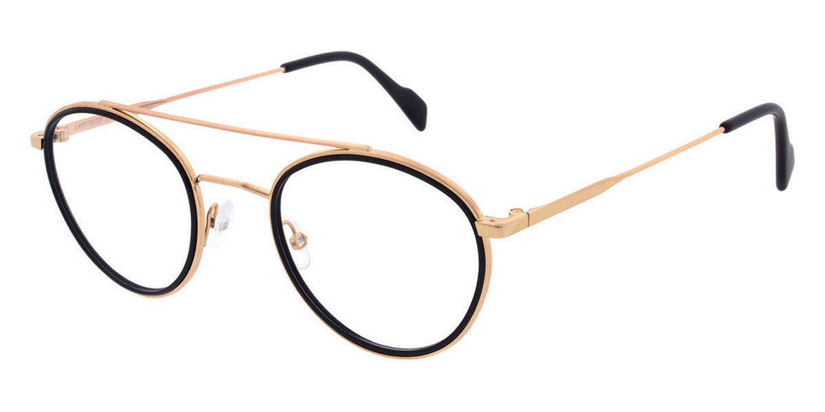 Andy Wolf® 4818 AW 4818 01 47 - Rosegold/Black Eyeglasses