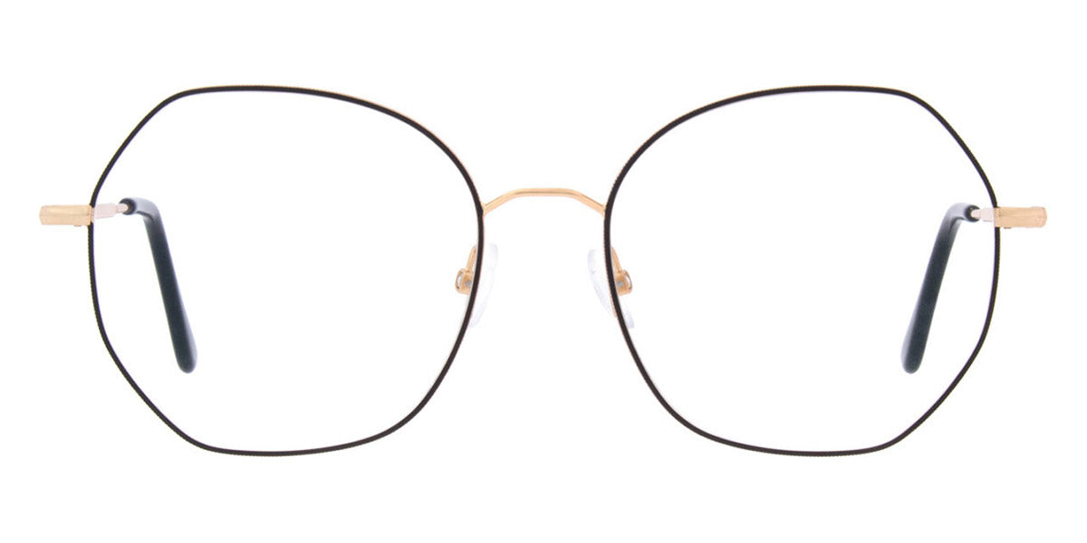 Andy Wolf® 4822 AW 4822 01 52 - Rosegold/Black Eyeglasses