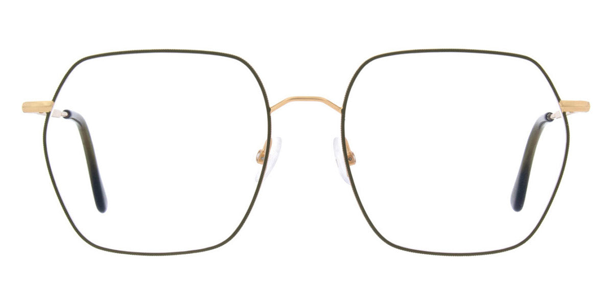 Andy Wolf® 4826 AW 4826 03 54 - Rosegold/Green Eyeglasses