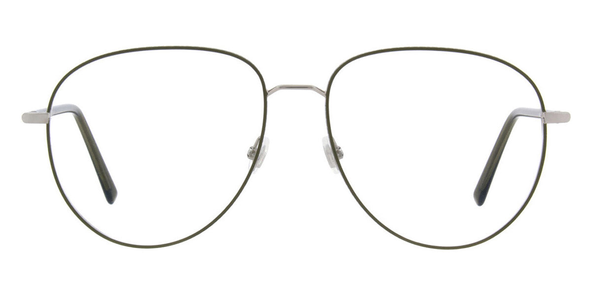 Andy Wolf® 4828 AW 4828 05 58 - Silver/Green Eyeglasses