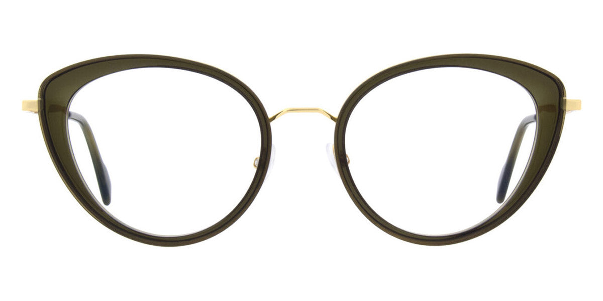 Andy Wolf® 4830 AW 4830 04 54 - Green/Gold Eyeglasses