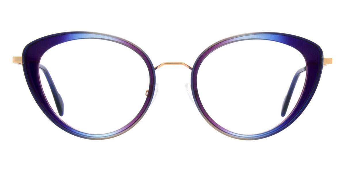 Andy Wolf® 4830 AW 4830 05 54 - Blue/Rosegold Eyeglasses