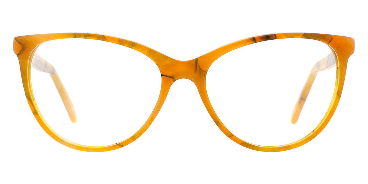 Andy Wolf® 5023 AW 5023 V 55 - Yellow V Eyeglasses