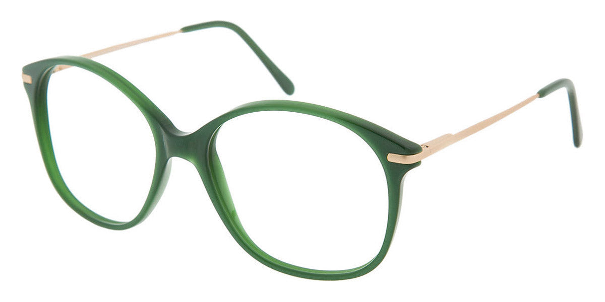 Andy Wolf® 5025 AW 5025 E 56 - Green/Graygold E Eyeglasses