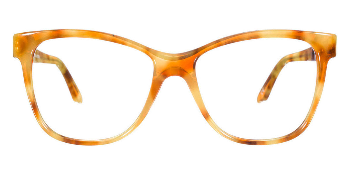 Andy Wolf® 5026 AW 5026 C 55 - Yellow/Brown C Eyeglasses