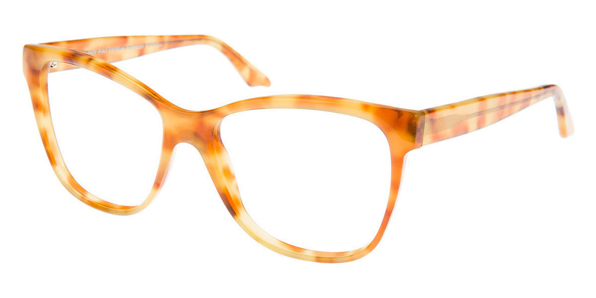 Andy Wolf® 5026 AW 5026 C 55 - Yellow/Brown C Eyeglasses