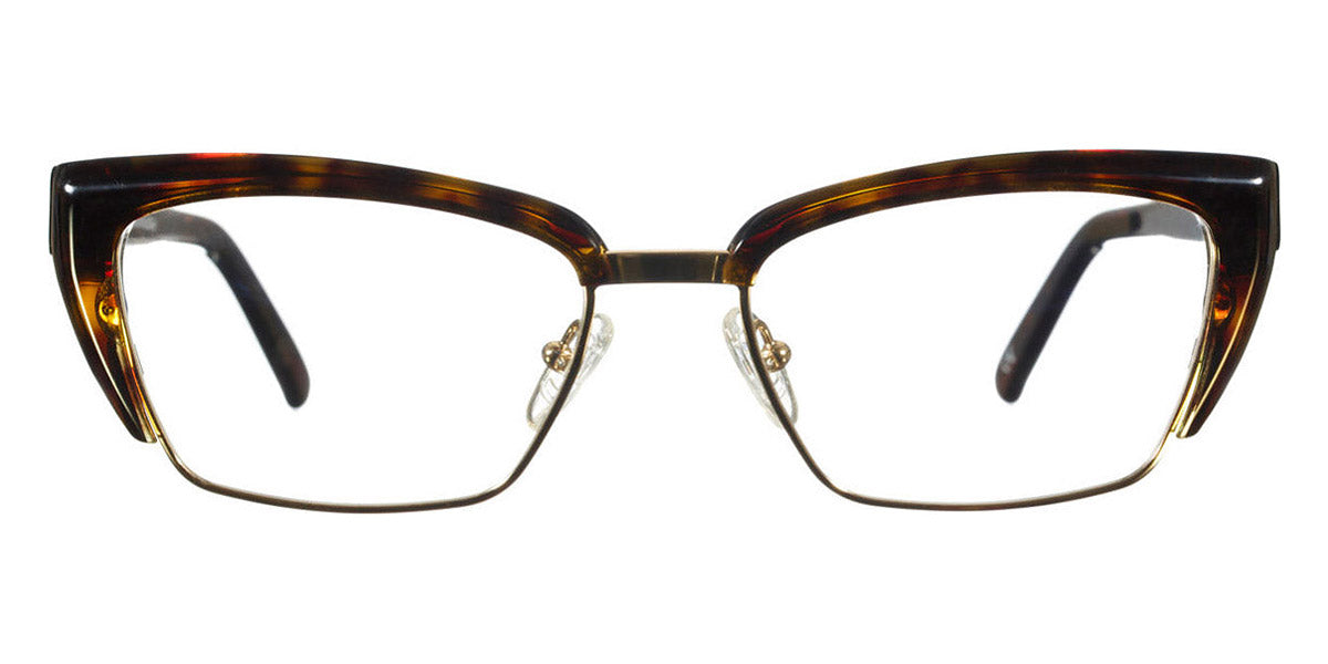 Andy Wolf® 5027 AW 5027 B 53 - Brown/Graygold B Eyeglasses