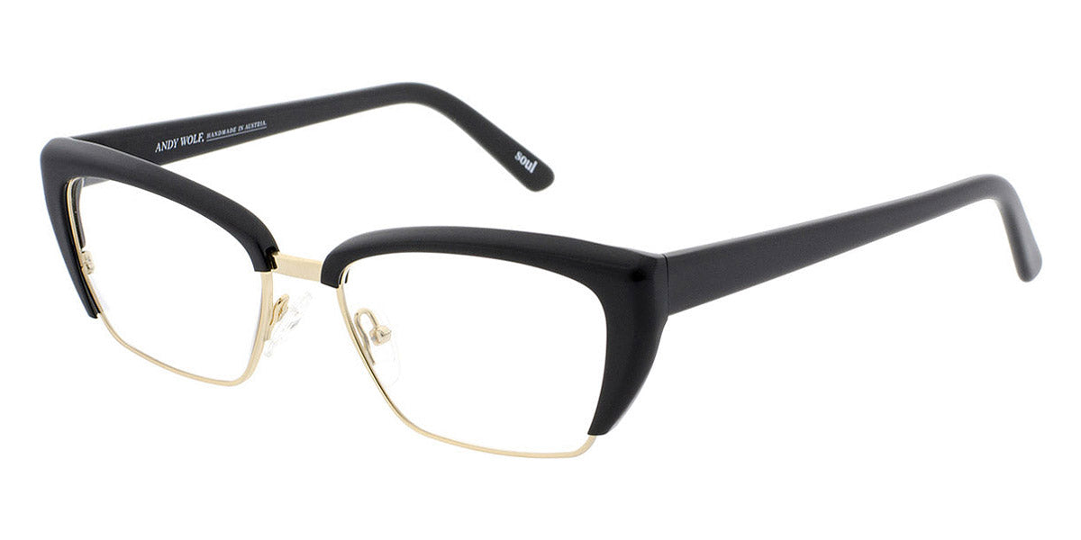 Andy Wolf® 5027 AW 5027 F 53 - Black/Graygold F Eyeglasses