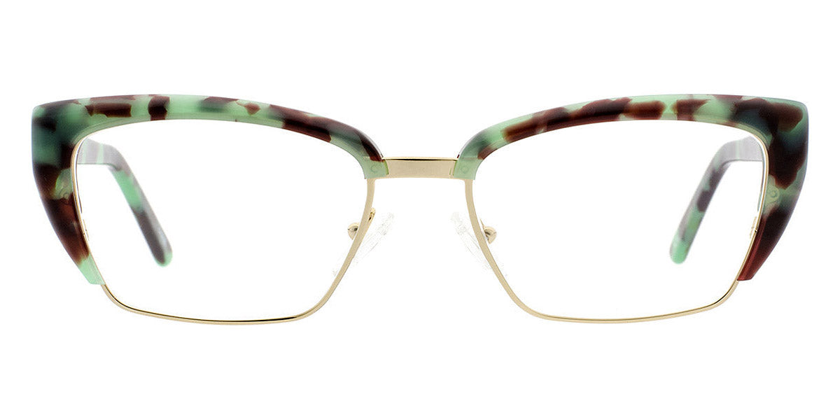 Andy Wolf® 5027 AW 5027 G 53 - Green/Graygold G Eyeglasses