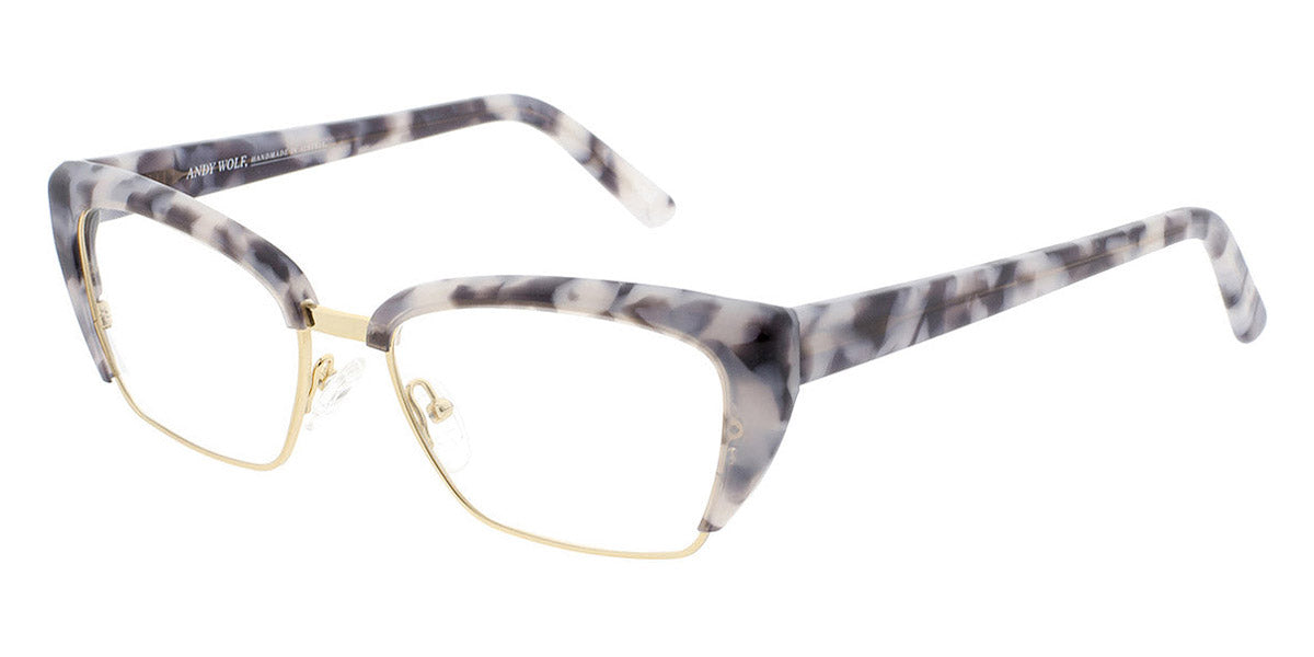 Andy Wolf® 5027 AW 5027 I 53 - Gray/Graygold I Eyeglasses