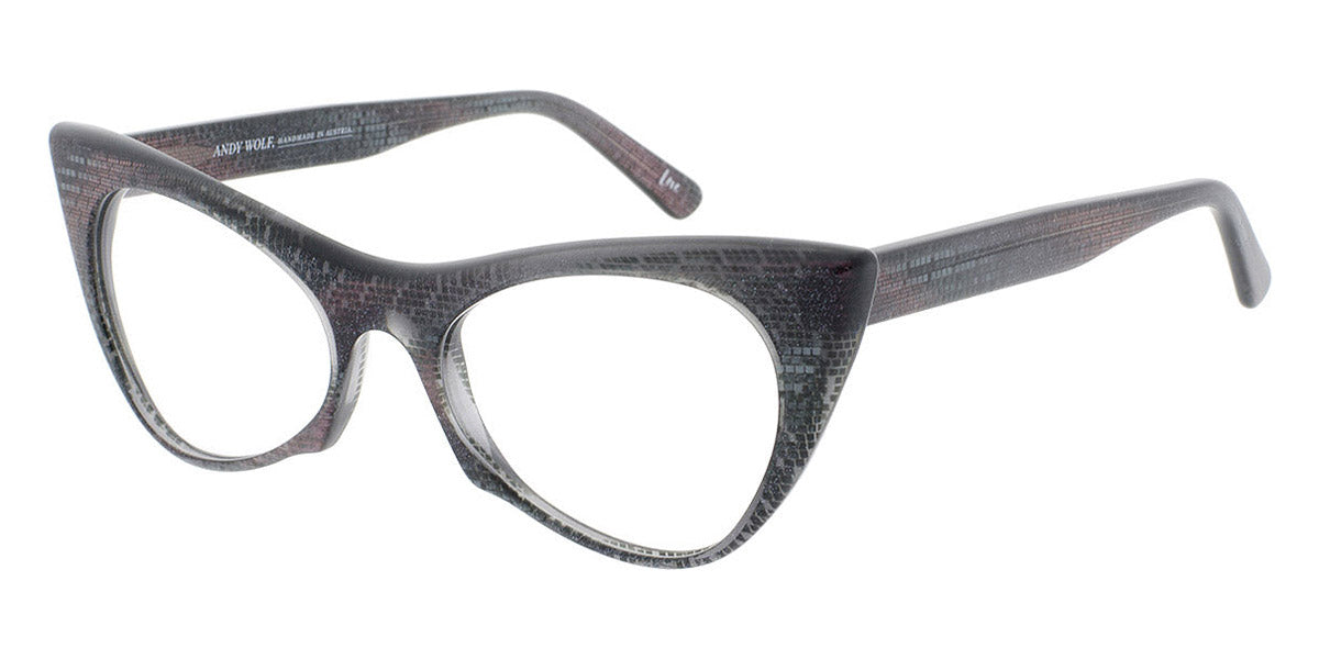 Andy Wolf® 5028 AW 5028 U 53 - Black/Gray U Eyeglasses