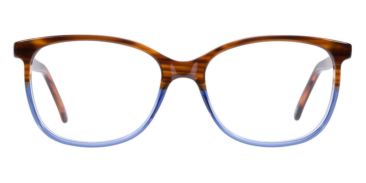 Andy Wolf® 5035 AW 5035 2 54 - Brown/Blue 2 Eyeglasses